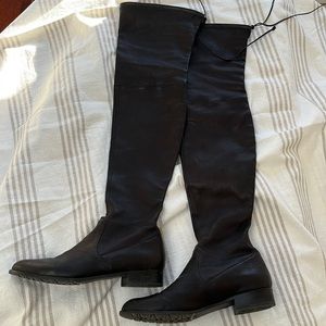 Stuart Weitzman Lowland Boot Leather Black